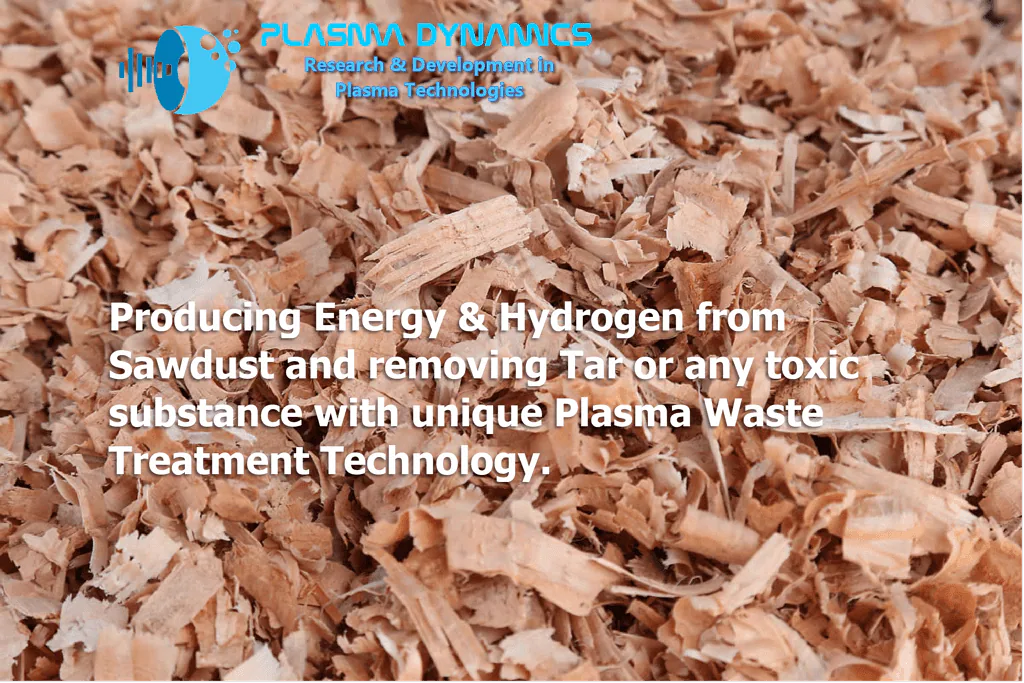 Plasma gasification refuse Wood Bark Sawdust Straw biomass waste treatment cracking pyrolysis hydrogen production eea epa