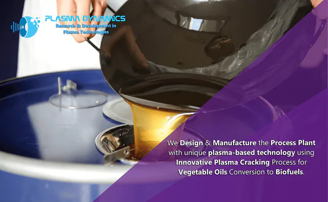 Plasma pyrolysis Plant palm Biofuels cottonseed canola seed soybean jatropha sunflower seed vegetable oils tar coke waste treatment cracking Gasification hydrogen production eea epa